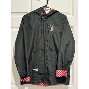 Disney Disneyland Resort Minnie Mouse Hooded Women's Raincoat Medium